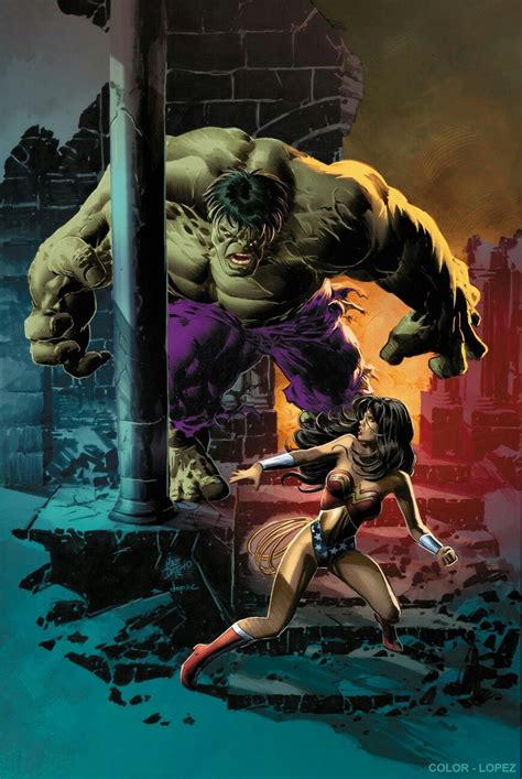 The Incredible Hulk Vs Wonder Woman Hulk Art Mike Deodato Superhero