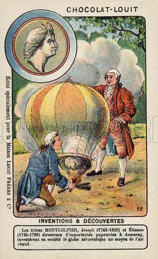 The Montgolfier Brothers French Inventors Of The Hot Air Balloon Stock