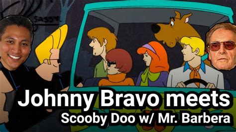 Van Partible Watching Johnny Bravo Meets Scooby Doo With Joe Barbera