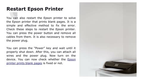 Ppt Epson Printer Print Blank Pages Solved It Powerpoint