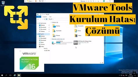 VMware Tools Kurulum Hatası Alanlar için Manuel Kurulum YouTube