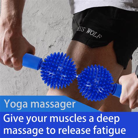 Taiwan Mace Roller Cervical Spine Back Massager Tendon Ball Home Yoga Roller Stick Weight Loss