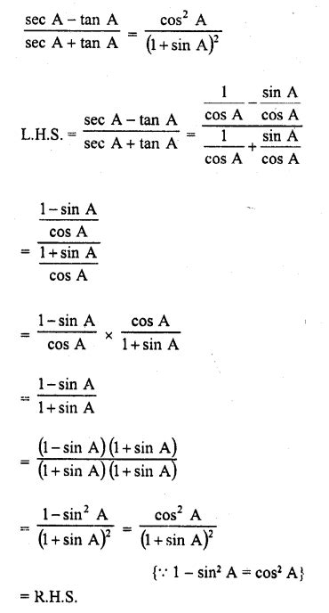 Rd Sharma Class 10 Solutions Chapter 6 Trigonometric Identities Artofit