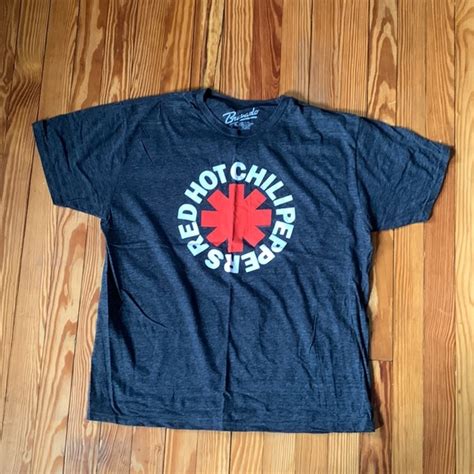 Bravado Shirts Red Hot Chili Peppers Band T Shirt Mens Xl Gray