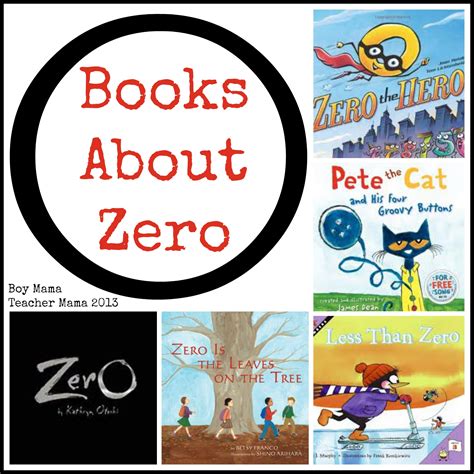 5 Books about Zero - Boy Mama Teacher Mama