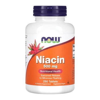 Niacina 500mg Now Foods Niacin Vitamina B 3 250 Tablets Vitaminas A Z