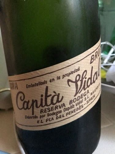 N V Capit Vidal Cava Reserva Brut Nature Vivino