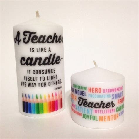 Teacher Appreciation Candle Set By Nandndesigns On Etsy