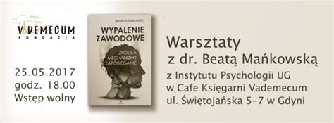 Warsztaty Wypalenie zawodowe źródła mechanizmy zapobieganie