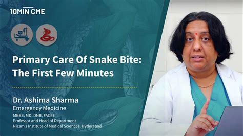 Part Primary Care Of Snakebite The First Few Minutes Dr Ashima