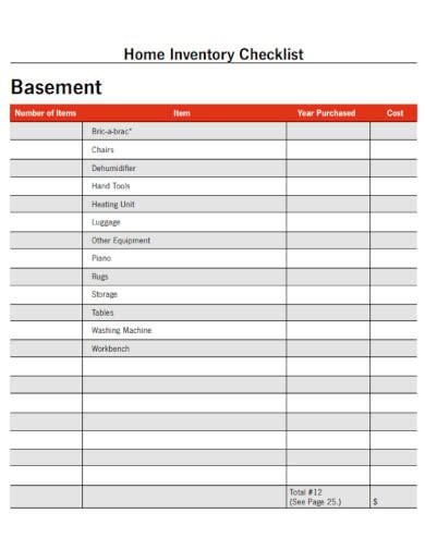 Tools Inventory Sheet Form Hot Sex Picture