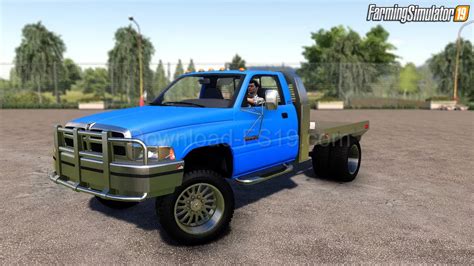 Dodge 3500 Flatbed 1995 V1 0 For Fs19 Artofit