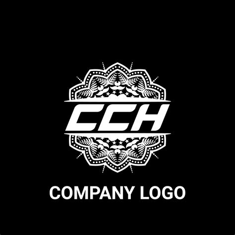 CCH letter royalty mandala shape logo. CCH brush art logo. CCH logo for ...