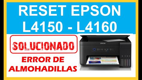 Solucionar Error De Almohadillas Impresora Epson L Y L Reset