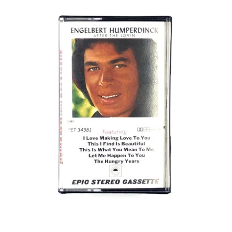 ENGELBERT HUMPERDINCK AFTER THE LOVIN Cassette Tape OG 1976 Pop Vocal