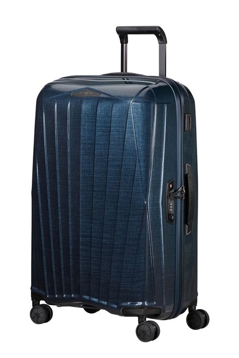 Maleta Mediana Cm Ruedas Samsonite Major Lite Azul Midnight Blue