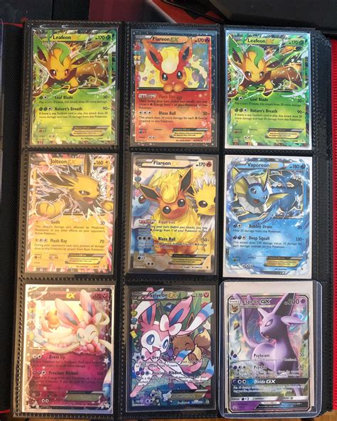 Pokemon Eevee Evolutions Cards