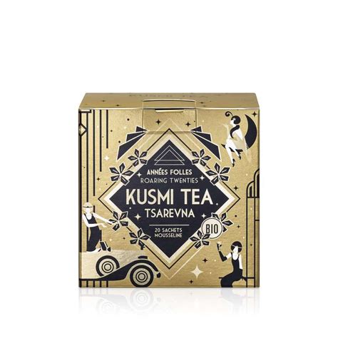 Thé de Noël Tsarevna BIO étui sachets mousseline Kusmi Tea x 20 40