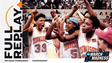 Tennessee Vs Virginia 1991 Ncaa Womens National Championship Full