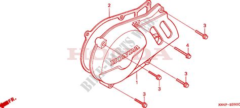 LEFT CRANKCASE COVER for Honda CRF 80 2006 # HONDA Motorcycles & ATVS ...