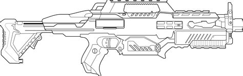 Nerf Gun Coloring Pages Pdf To Print - Coloringfolder.com