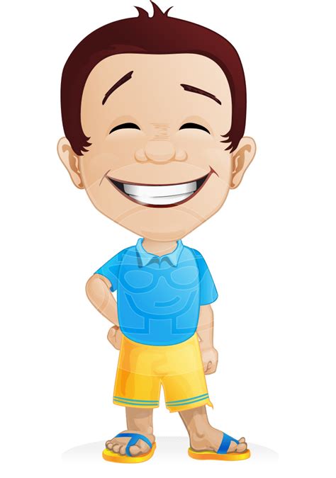 Vector Happy Man Cartoon Character Graphicmama