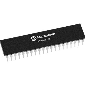 ATMEGA 16A PU 8 16 Bit ATMega AVR Microcontroller 16 KB 16 MHz