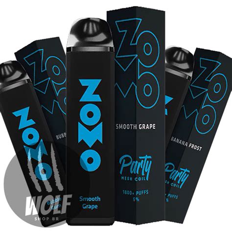 Zomo Party Mesh Coil 1800 Puffs Pod Descartável Wolf Shop Brasil