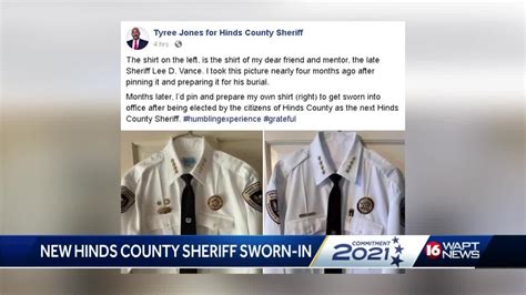 Tyree Jones Sworn In As Hinds County Sheriff YouTube