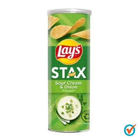 Lay S Potato Chips My Stax G Sour Cream Onion Shopee Malaysia