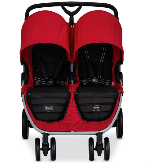 Britax B Agile Double Stroller Red