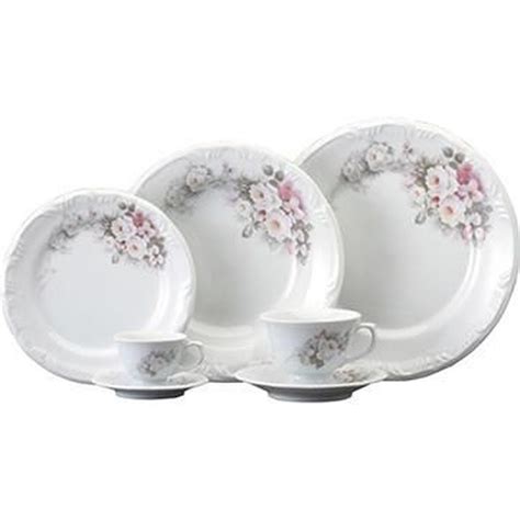 Aparelho De Jantar Ch Caf Schmidt Porcelana Eterna Pe As No Shoptime