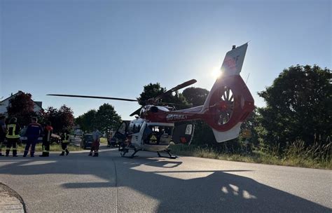 Schwerer Pedelec Unfall Im Landkreis Neumarkt Hubschrauber Im Einsatz