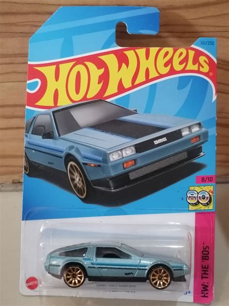 Hot Wheels 2023 HW The 80s DMC Delorean Matte Dark Blue Hobbies