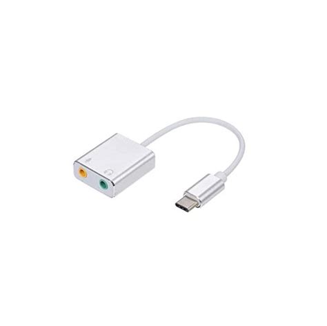 External Usb Sound Card Type C Usb To Mm Jack Usb Audio Adapter