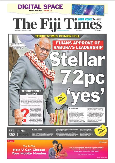 From The Editor In Chief S Desk Your July 22 Briefing The Fiji Times