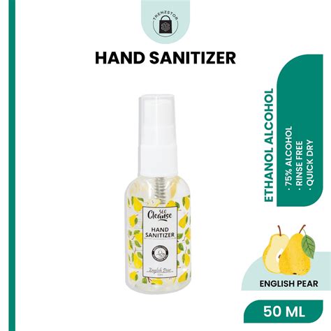 Cleanse English Pear Scent Hand Sanitizer Ethanol Alcohol