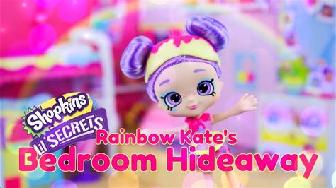 ویدیو Shopkins Lil Secrets Rainbow Kates Bedroom Hideaway