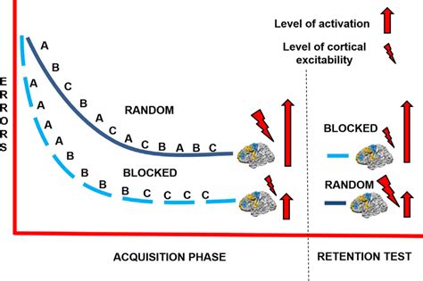 performance skills   random  blocked practice groups