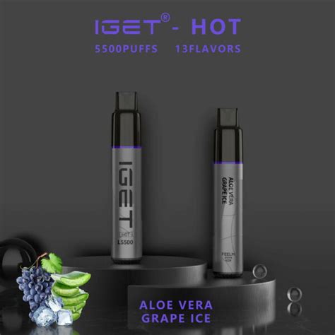 Aloe Vera Grape Ice Iget Hot Disposable Vapes