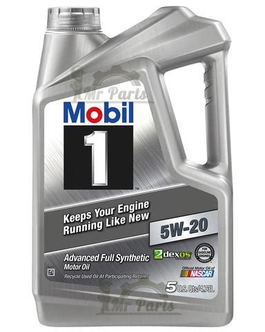 Mobil 1 5w-20 (Advanced Full Synthetic Motor Oil) 5Quarts (5Ltrs) - Carvity