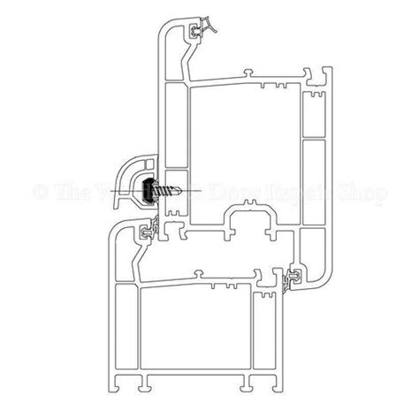 Jcp Upvc Door Weather Drip Bar Rain Deflector 850mm Jcp Hardware