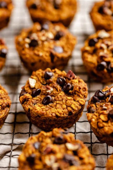 Pumpkin Oatmeal Muffins Kims Cravings