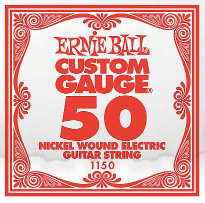 Six 6 050 Ernie Ball Custom Gauge Nickel Wound Reverb