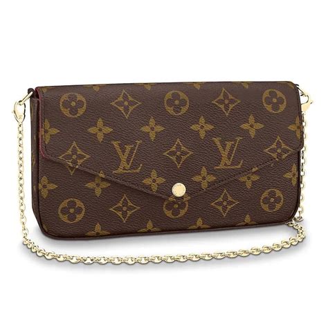 Louis Vuitton Lv Women Félicie Pochette Bag In Monogram Canvas Brown Lulux