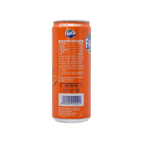 Fanta Orange Soft Drink Can 320ml