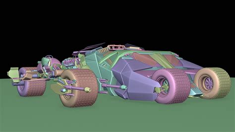 The Batmobile Tumbler And Batpod Finished Projects Blender Artists