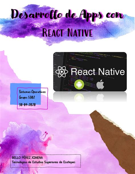 Apps Con React Native El Desarrollo De Aplicaciones M Viles Para