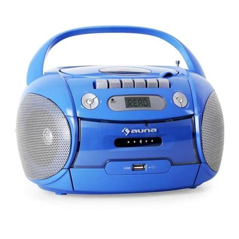 Auna Boomboy Boombox Ghettoblaster Portable Avec Lecteur CD Radio Et