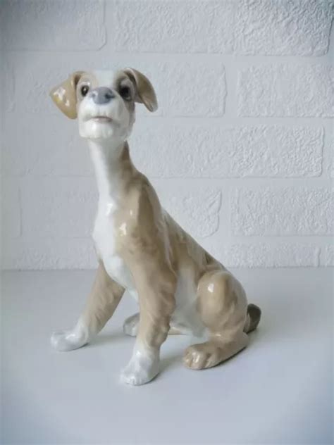 FIGURINE EN PORCELAINE de Lladro représentant un chien Setter EUR 255